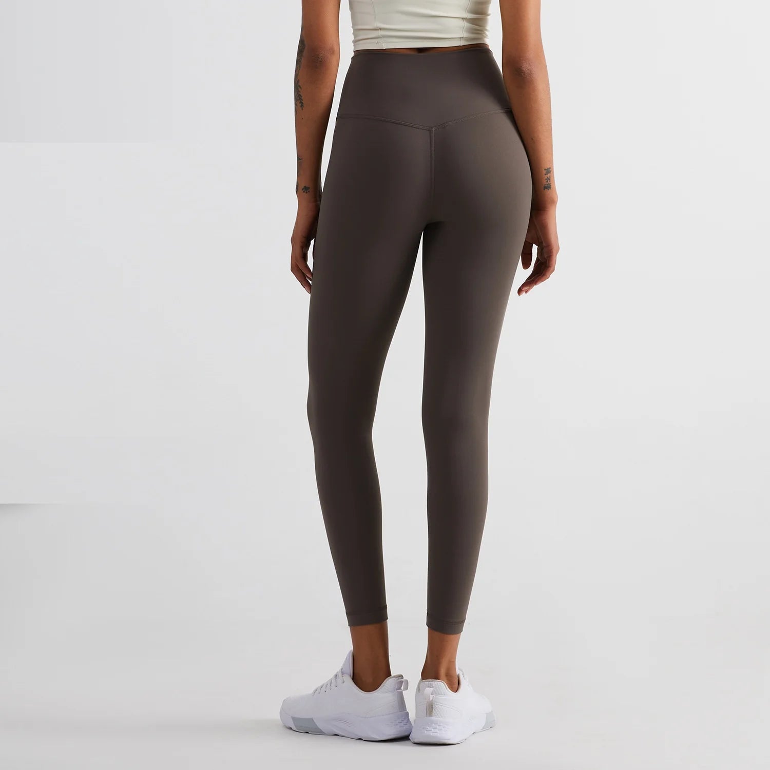 Women's Back Pocket Capri Leggings For Workout Outfits