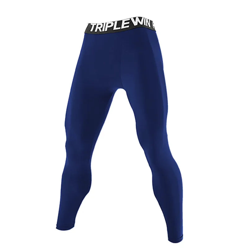 Men's Fitted Training Leggings for Gym and Running