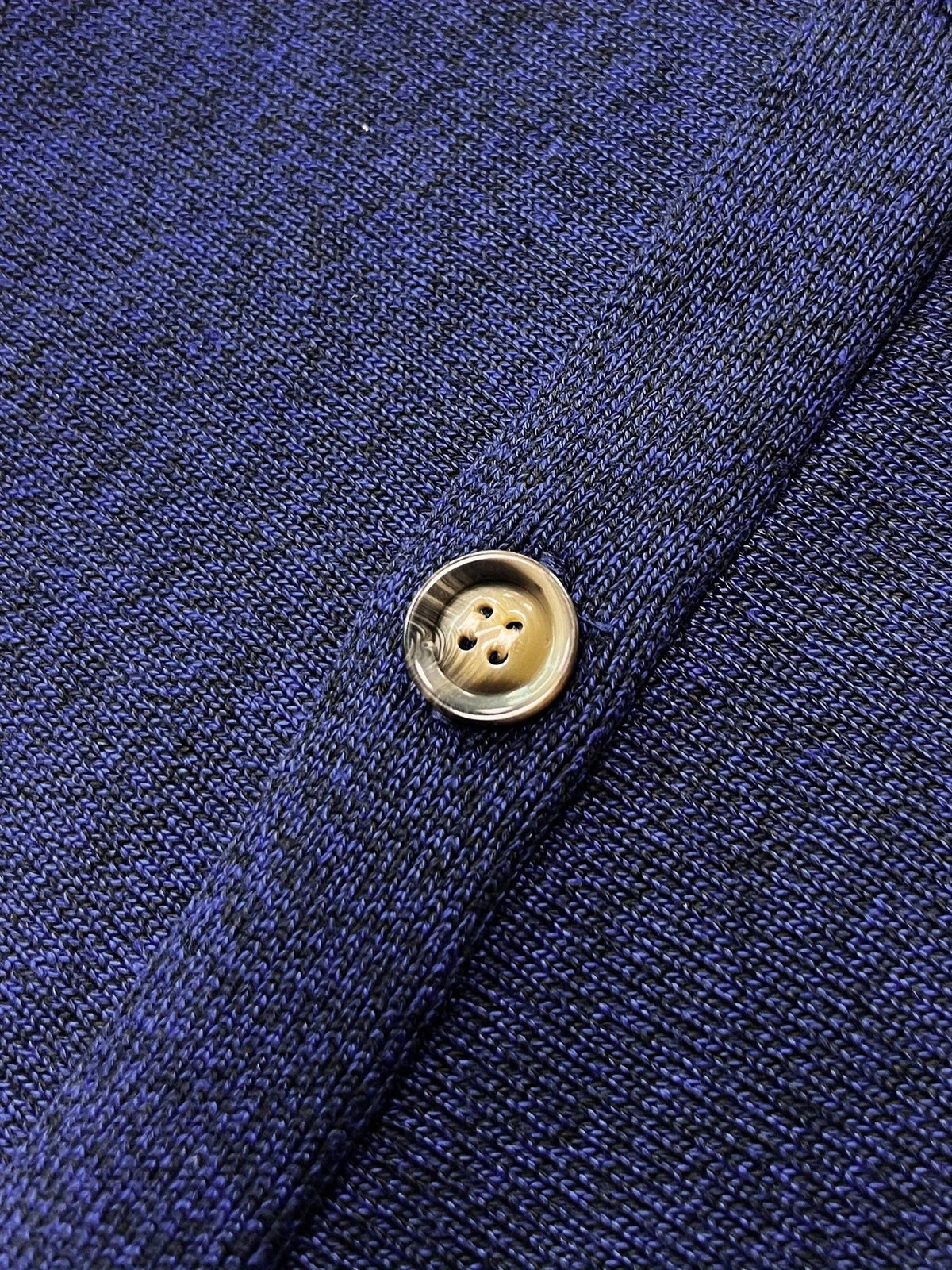 Men's Contrast Stripe Button Front Knit Cardigan