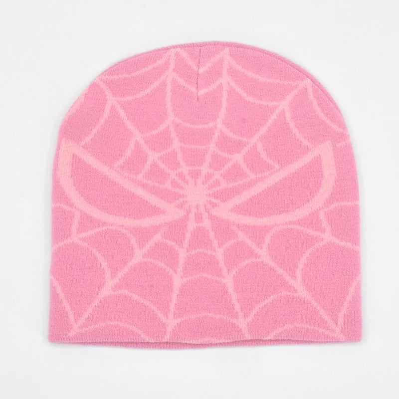 Letter Pattern Knit Beanie with Colorful Graphic Design