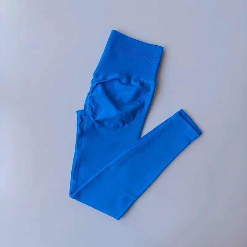Women's Cross Back Bra And Flared Pants Yoga Set