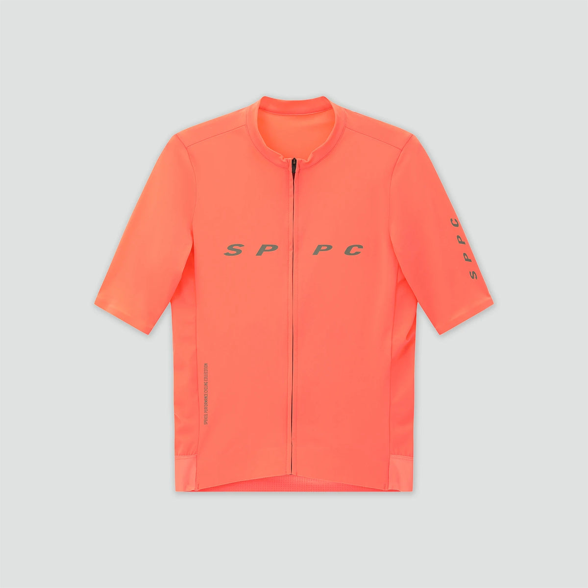Men's Zip-Front Cycling Jersey in Nylon and Elastane for Road Riding