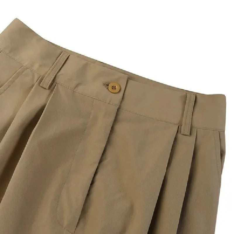 Women’s Cropped Wide-Leg Pants
