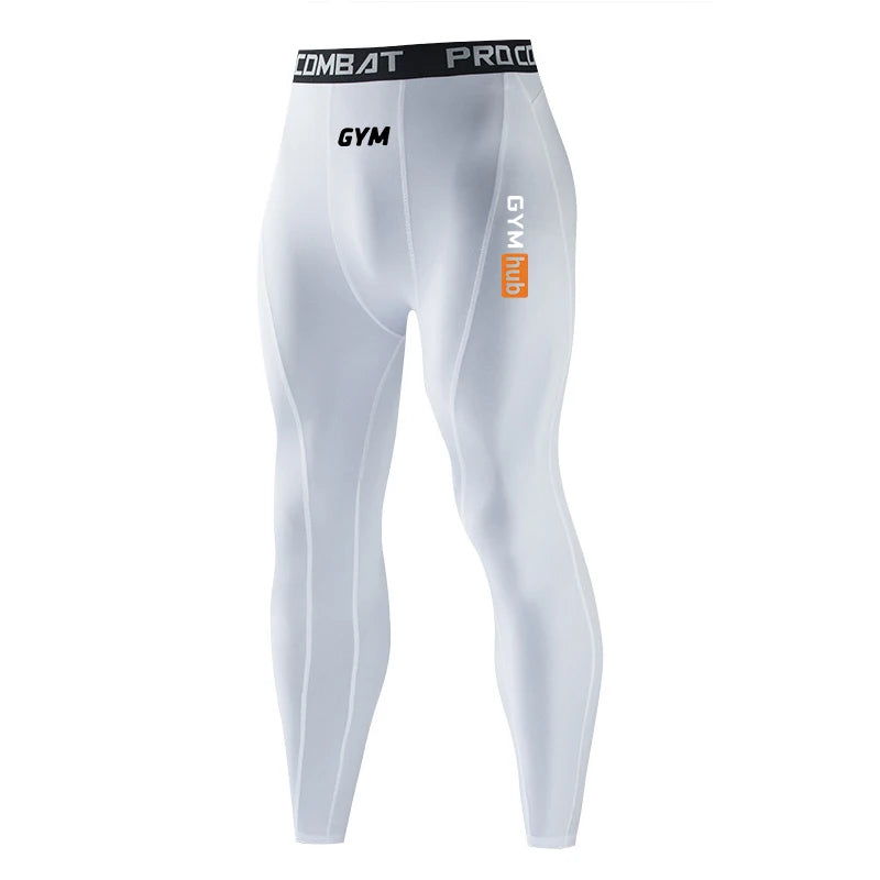 Men's Fitted Training Leggings for Gym and Running