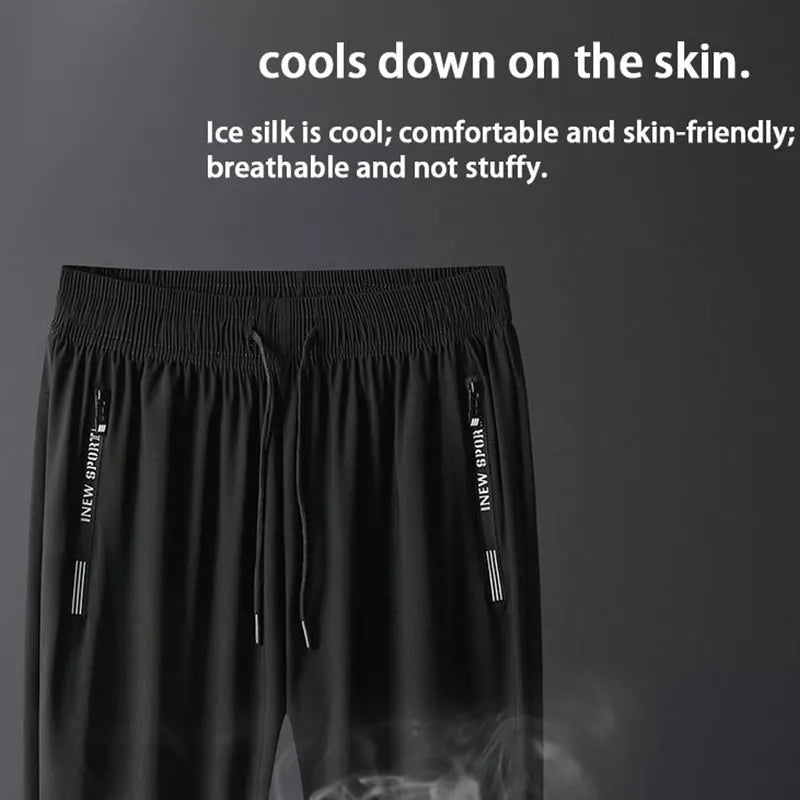 Men's Elastic Waist Casual Pants For Everyday Wear