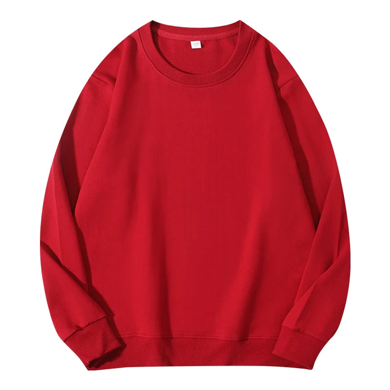 Long Sleeve Casual Pullover Sweatshirt with Original Style Options