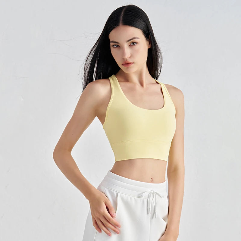 Women's Ribbed Racerback Cropped Tank Top