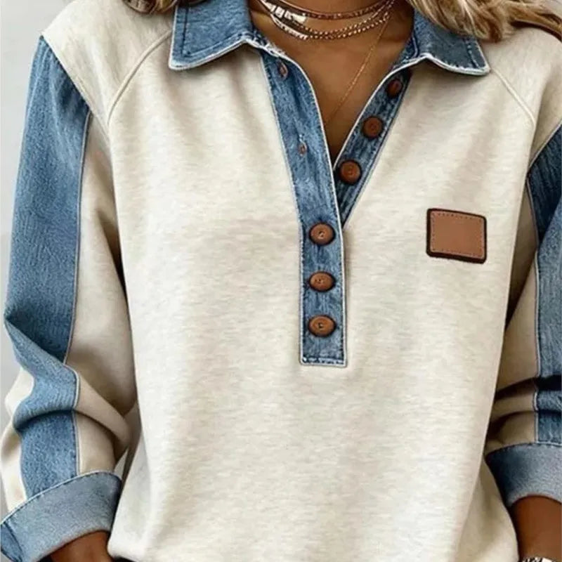 Long Sleeve Casual Pullover Sweatshirt with Original Style Options