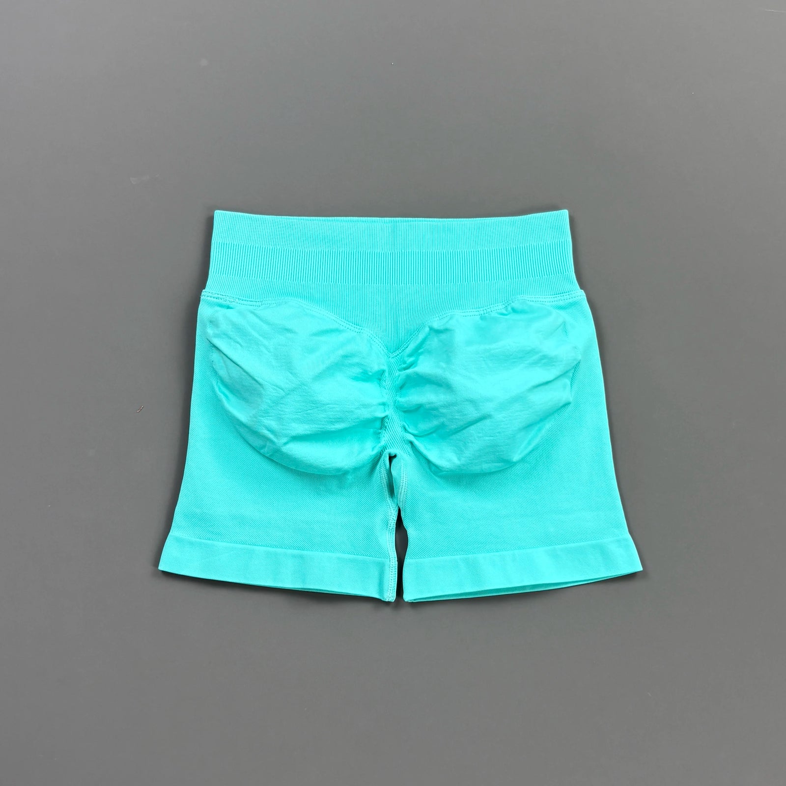 Women's High Waist Nylon Blend Scrunch Shorts for Gym Training