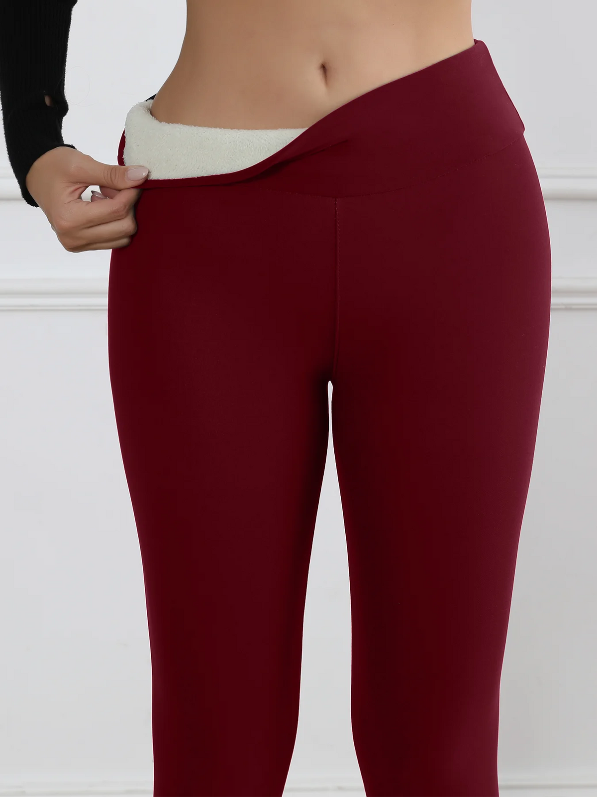 Women's Fleece Lined Flared Leggings For Workout Outfits