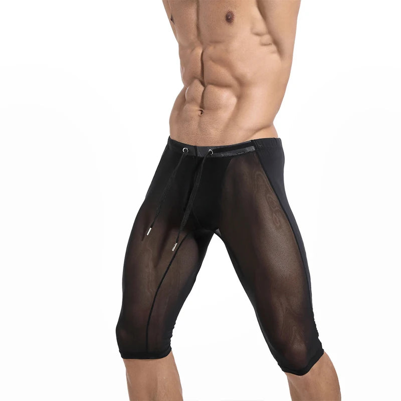 Men's Fitted Training Leggings for Gym and Running