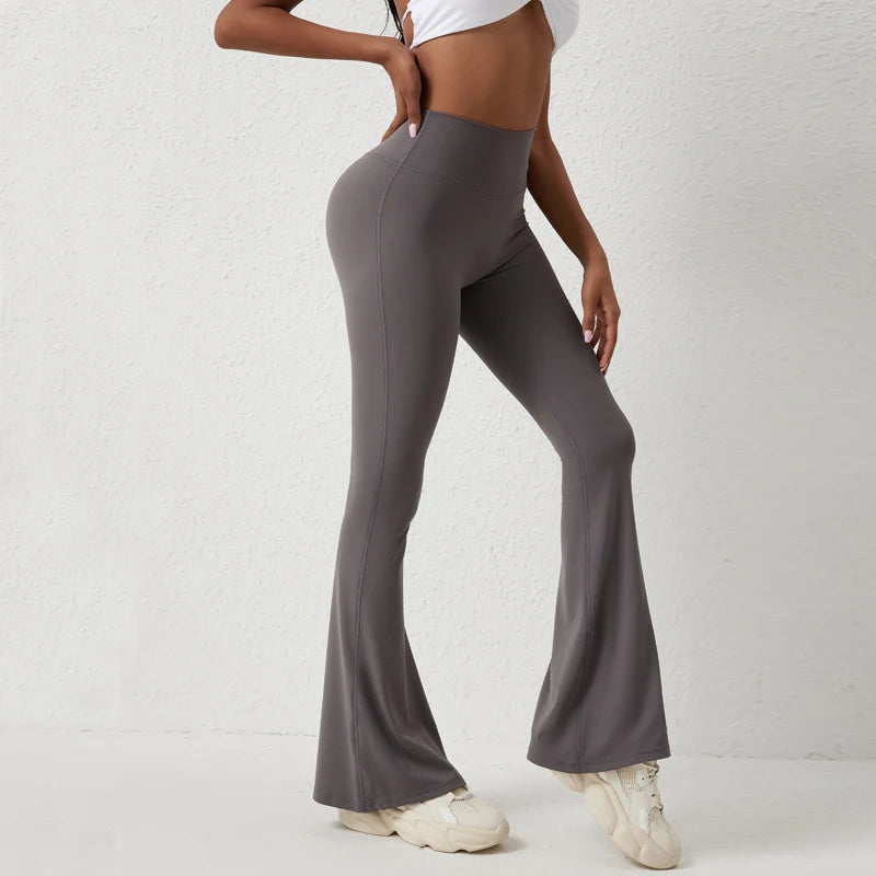 Women's High Waist Flared Leggings For Workout Outfits