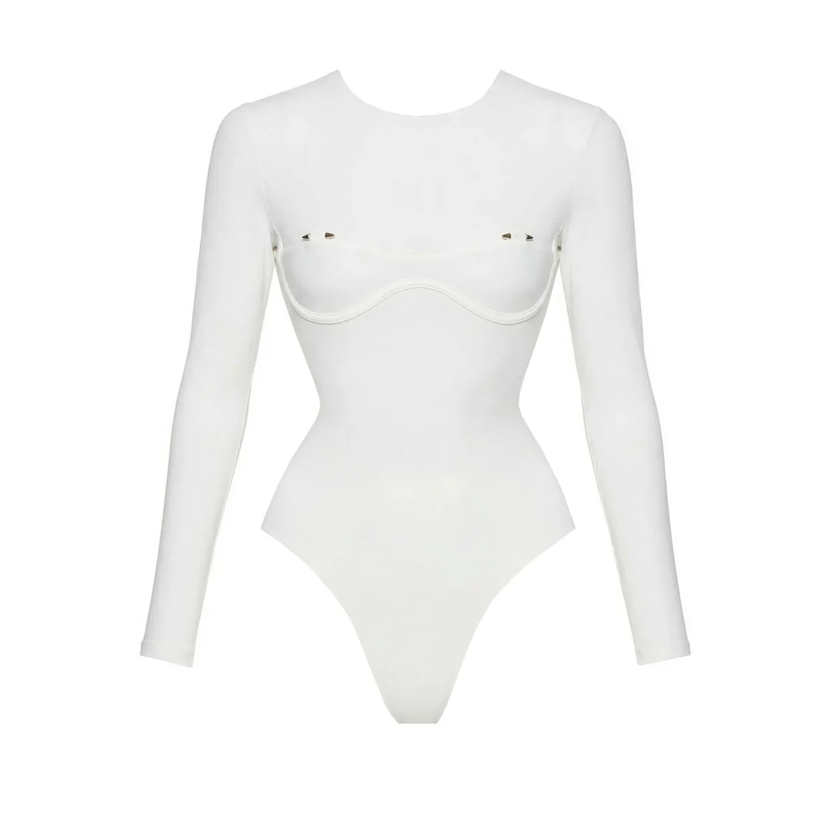 Solid One-Piece Swimsuit with Cover-Up