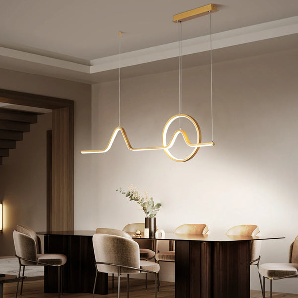 Modern LED Chandelier Ceiling Light Pendant Hanging Lamp Dining Room Remote 78W Restaurant creative chandelier Decor