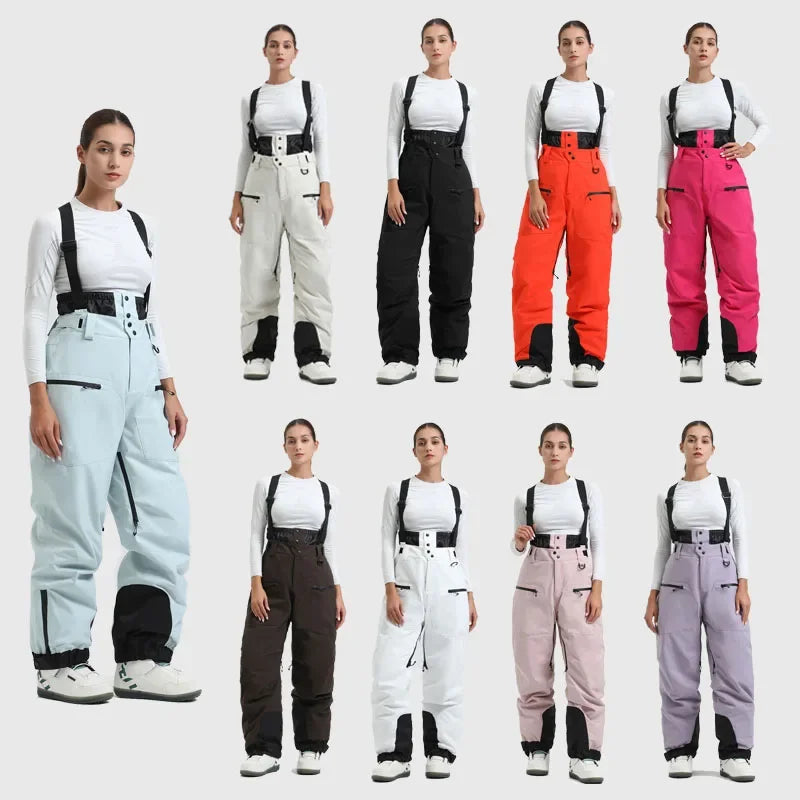 Full Length Suspender Ski and Snowboard Winter Bib Pants
