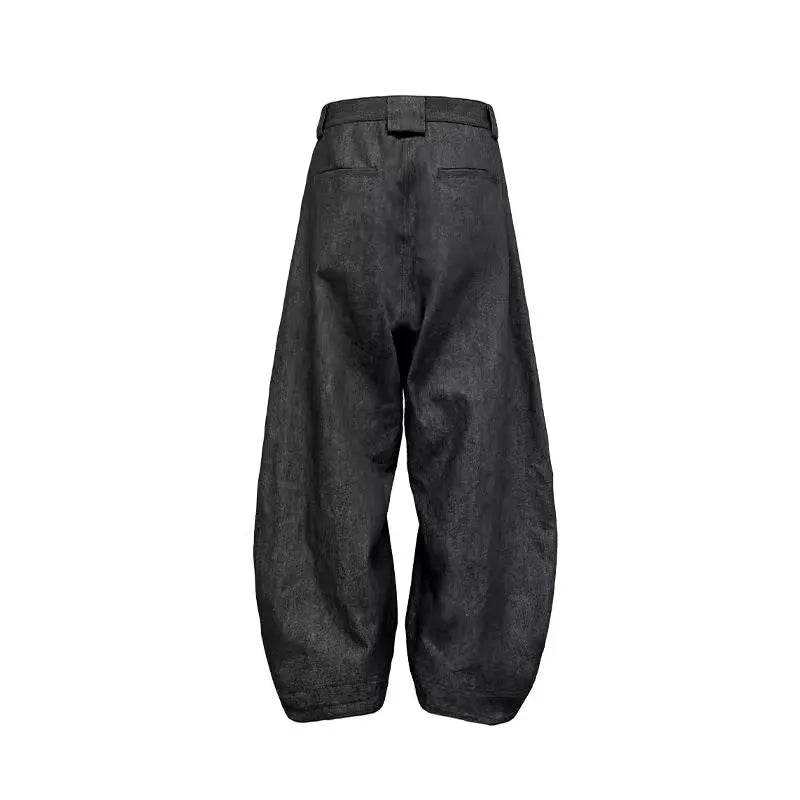 Women's Black Baggy Wide Leg Denim Jeans For Everyday Outfits