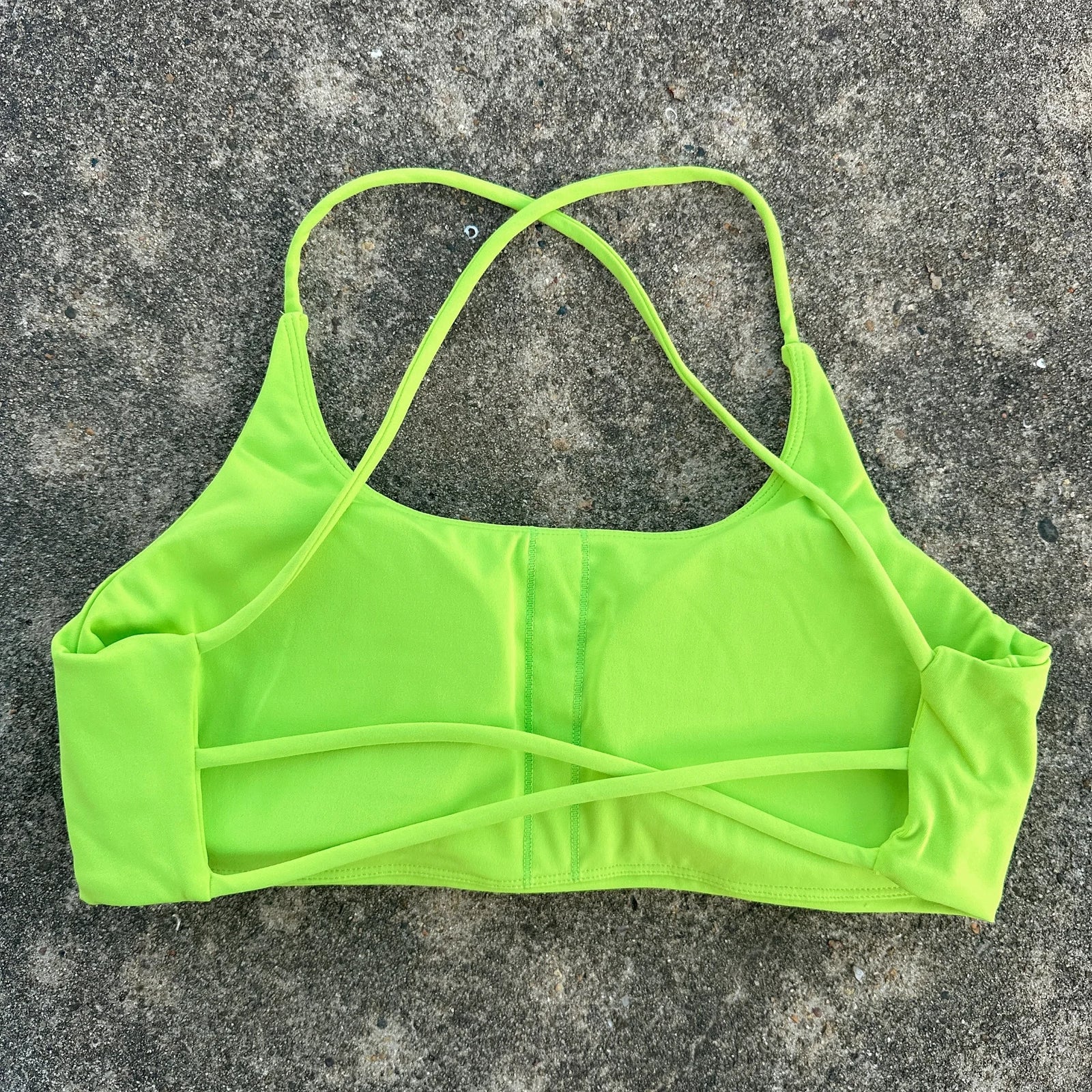 Women's Thin Strap Cross Back Sports Bra