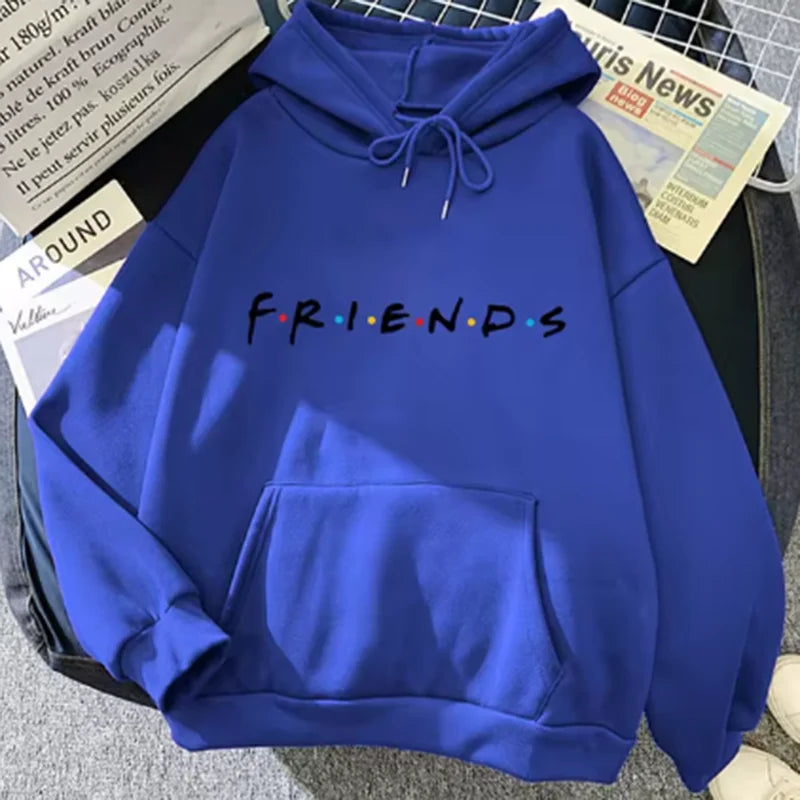 Letter Graphic Long Sleeve Pullover Casual Hoodie for Layering