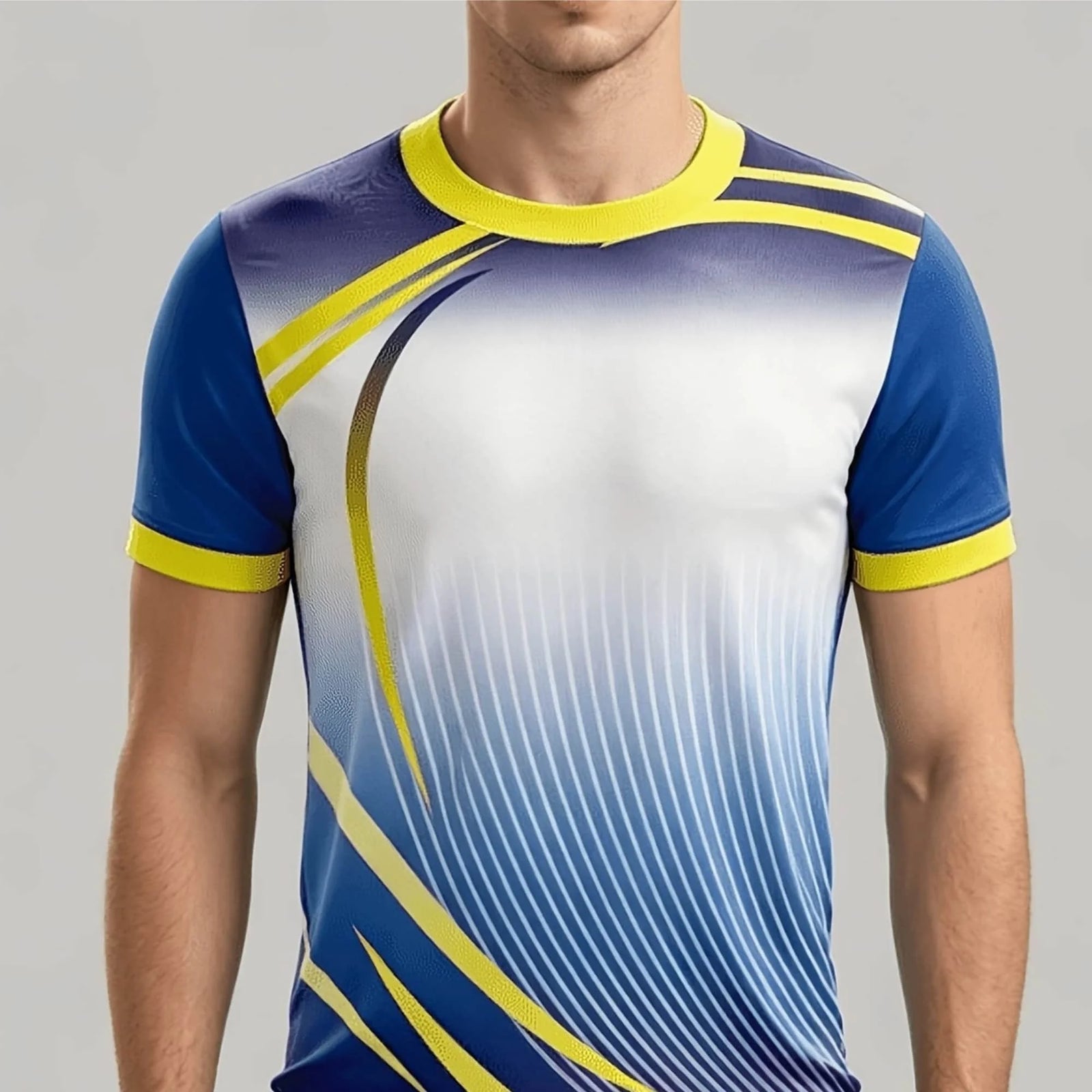 Gradient Volleyball Short Sleeve Jersey For Sports Outfits