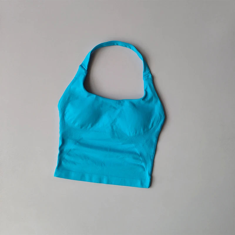 Women's Halter Neck Longline Tank Top