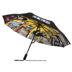 One Piece Umbrella Sea Fan Folding Fully Automatic Road Fly Umbrella Same Sunscreen Umbrella One Piece Surroundings