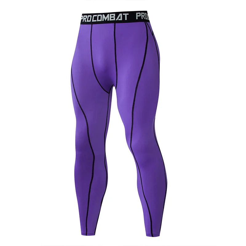 Men's Fitted Training Leggings for Gym and Running
