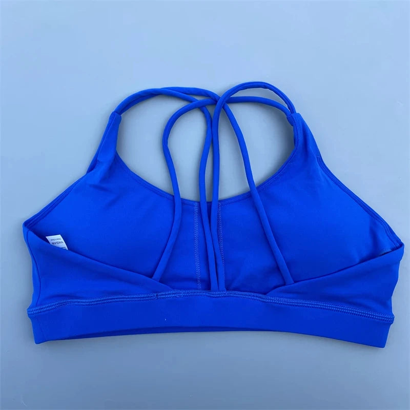 Women's Multi Strap Cross Back Sports Bra