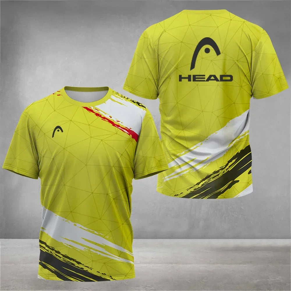 Court Sports Graphic Short Sleeve T-shirt For Sports Outfits