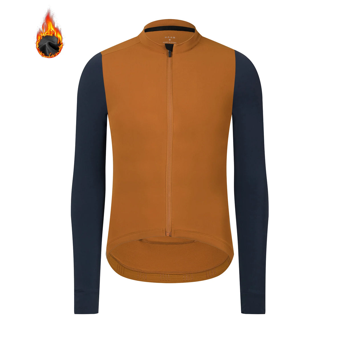 Unisex Long Sleeve Cycling Jersey for Autumn and Winter Riding