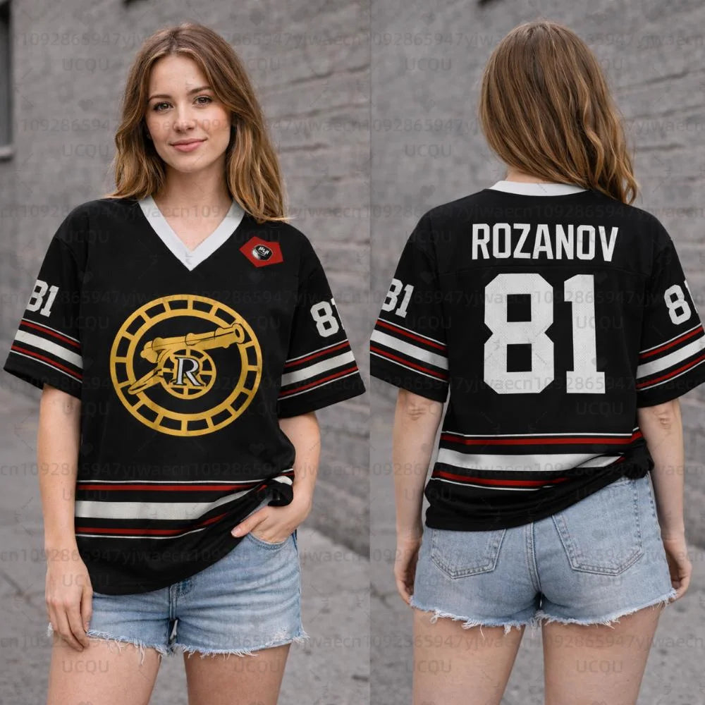 Rivalry Player Number Graphic Short Sleeve T-shirt For Sports Outfits