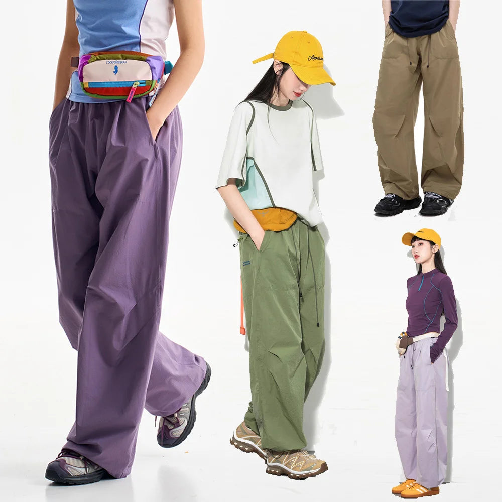 Men's Elastic Waist Loose Fit Casual Pants For Everyday Wear