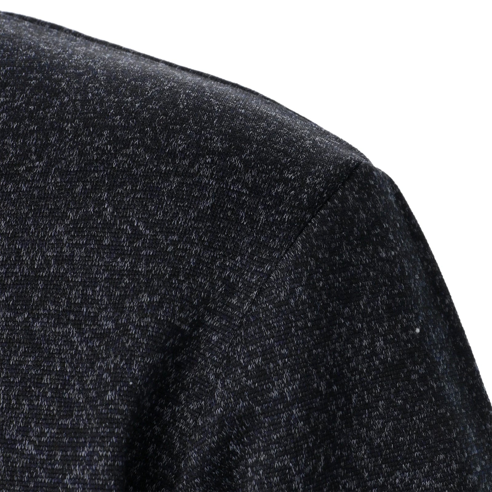 Men's Elbow Patch Quarter Zip Knit Sweater