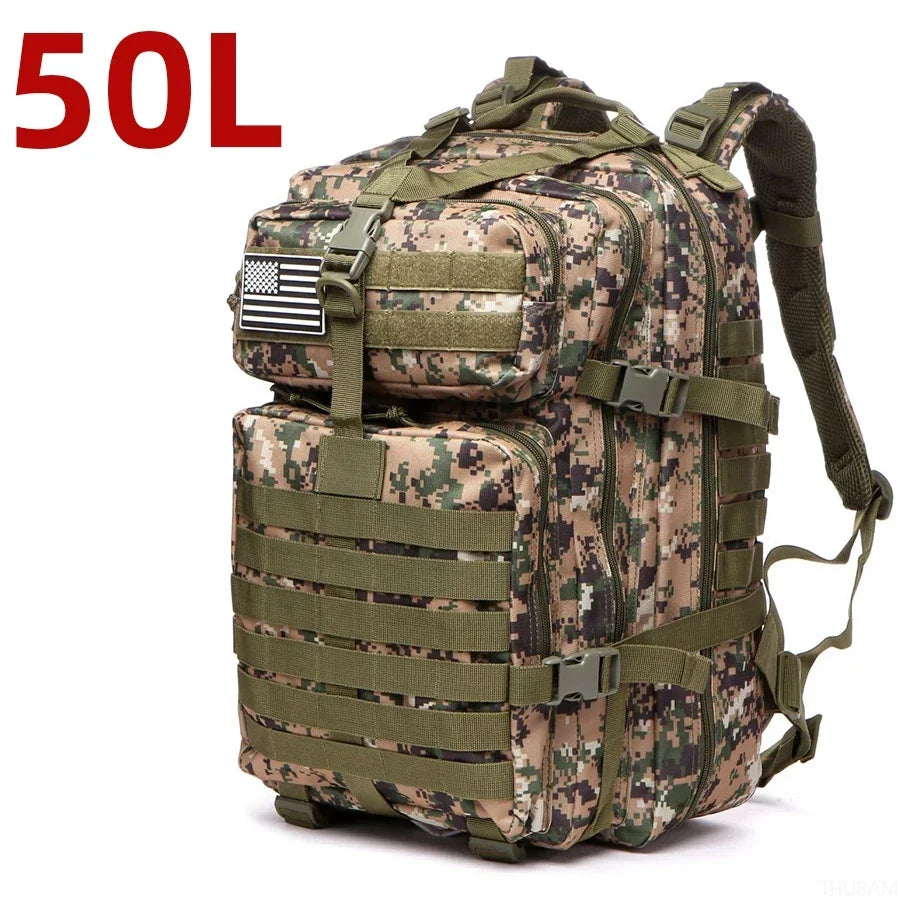 Outdoor Webbing Backpack with Original Pack Size Options