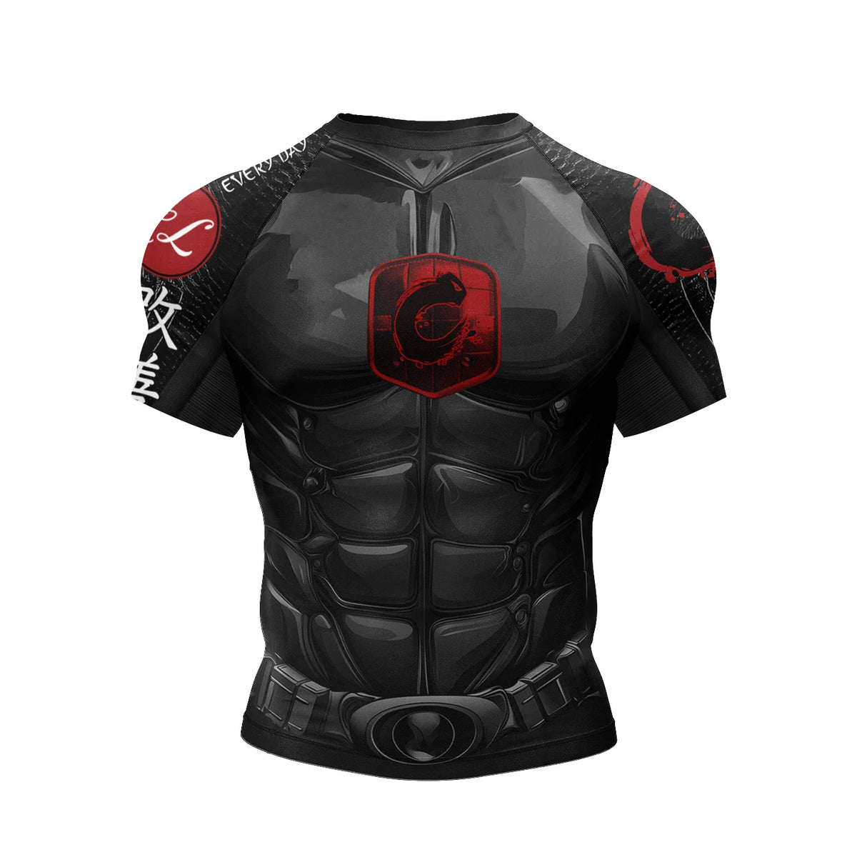 Robot Graphic Compression Short Sleeve T-shirt For Sports Outfits