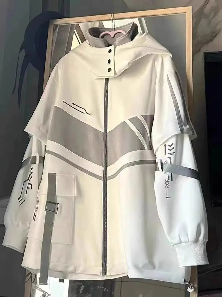 Cat Ear Long Sleeve Full Zip Casual Hoodie