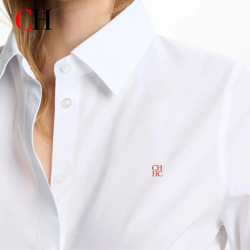 Women's Collared Long Sleeve Shirt