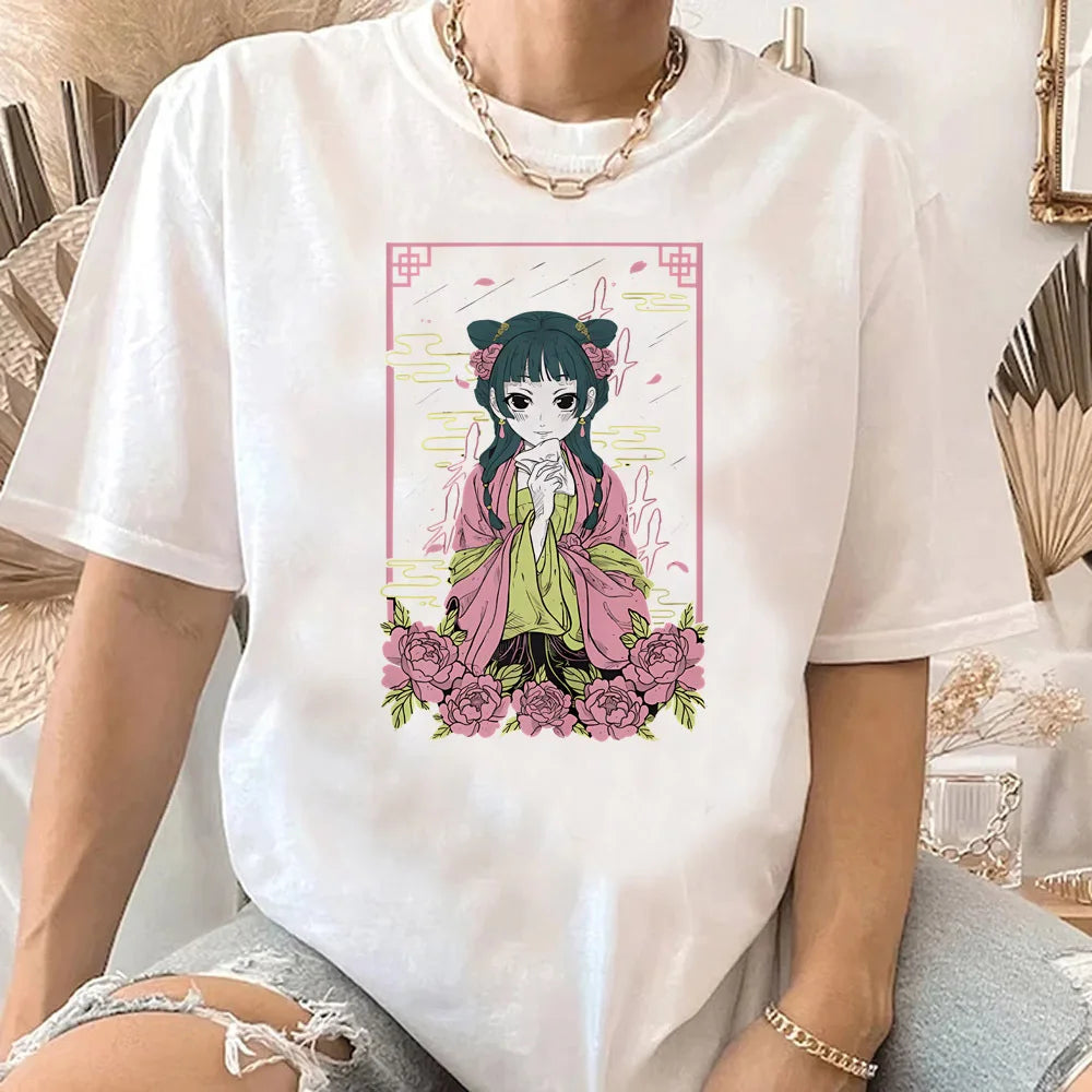 Graphic Crew Neck Short Sleeve Casual Pullover T Shirt