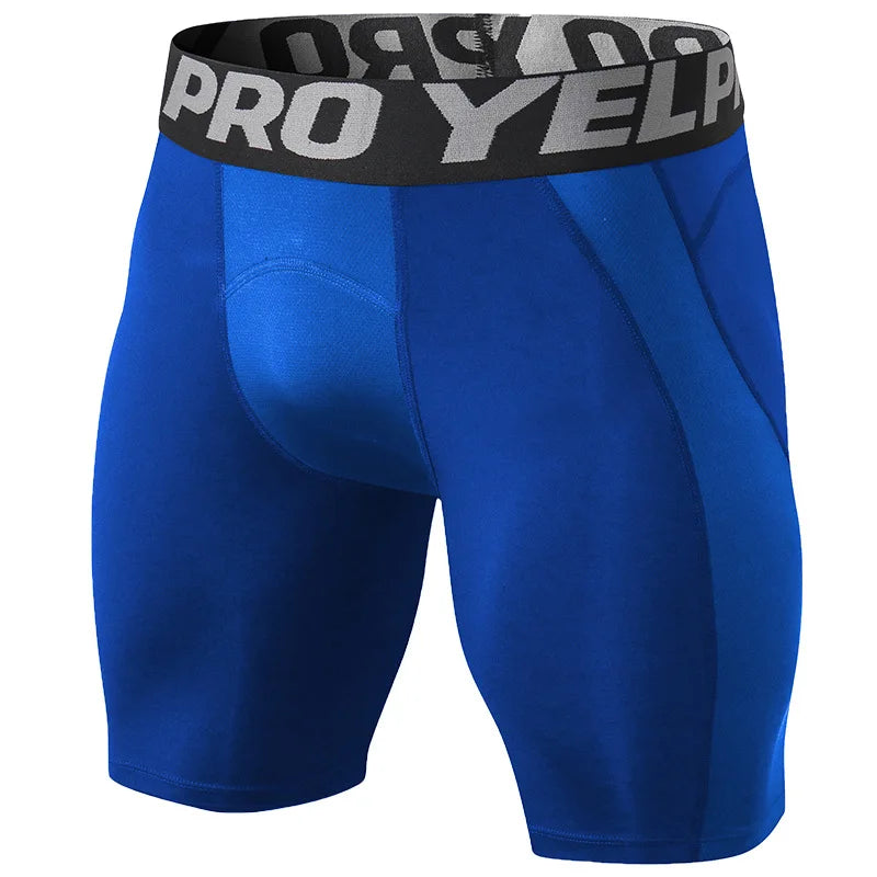 Men's Fitted Training Shorts for Gym and Running