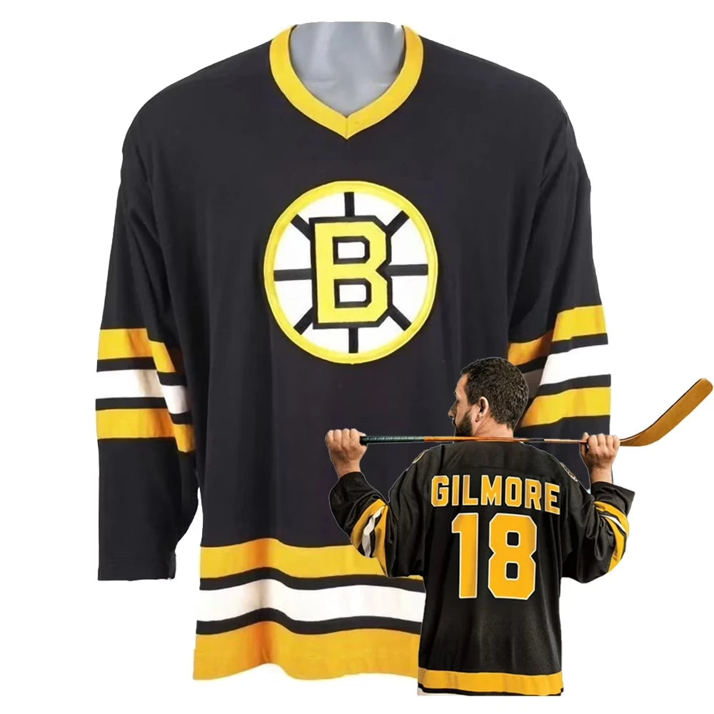 Gilmore Number Eighteen Long Sleeve Jersey For Sports Outfits