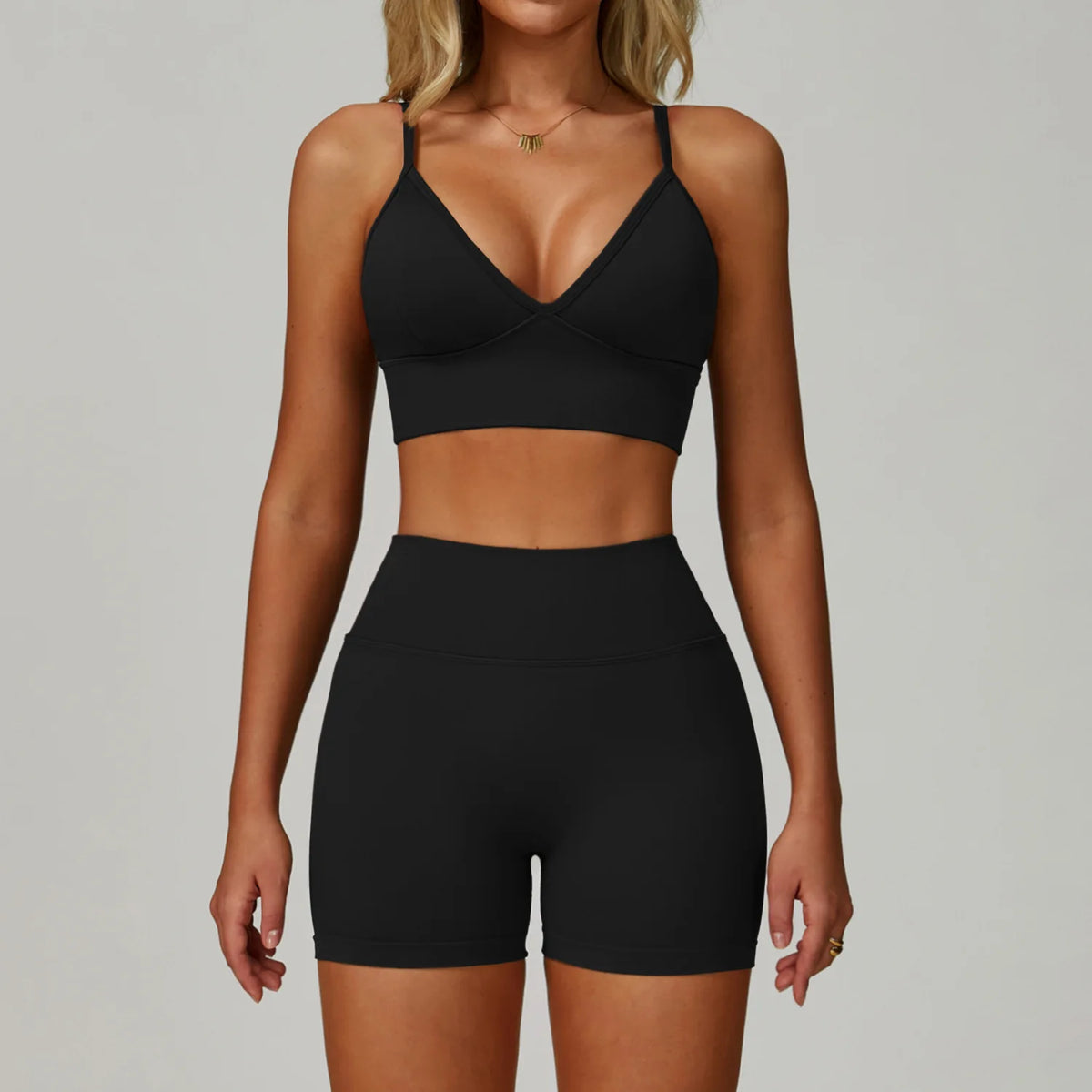Women's Bra And Leggings Yoga Set For Workout Outfits