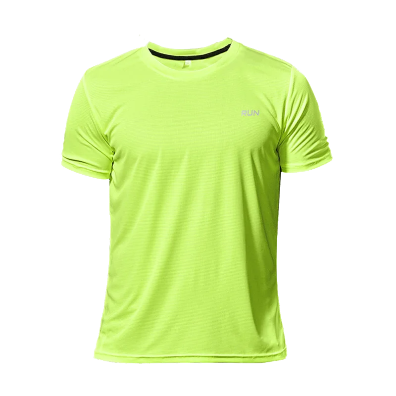 Mens Long and Short Sleeve Ice Silk Quick Dry Sports Top for Running Gym Hiking and Outdoor Training