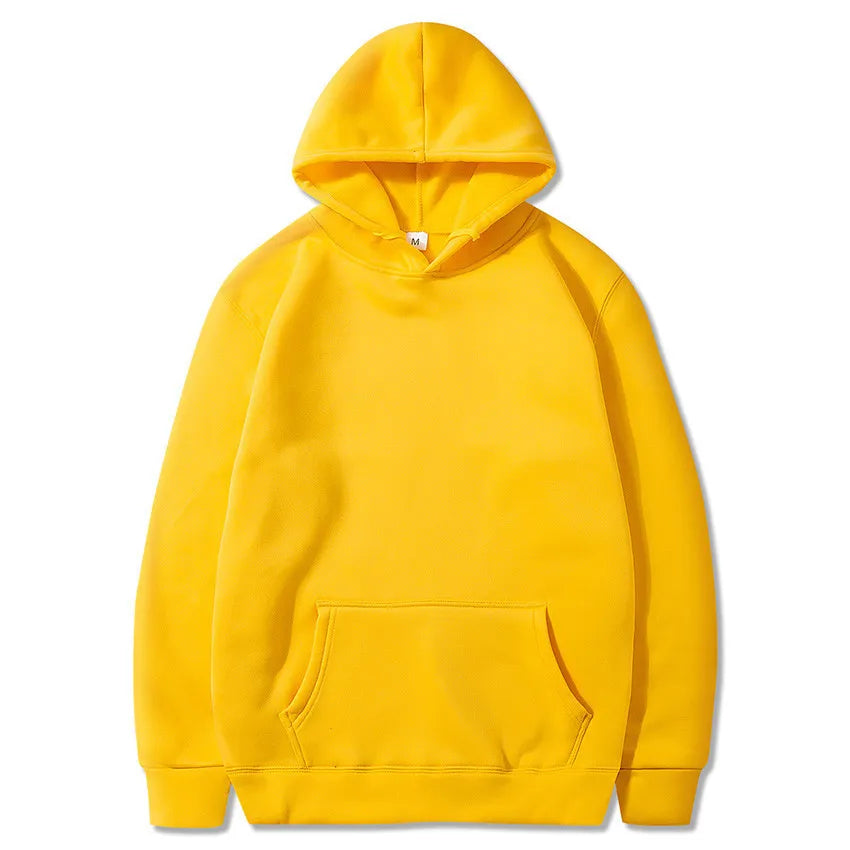 Long Sleeve Casual Hooded Sweatshirt with Relaxed Streetwear Styling