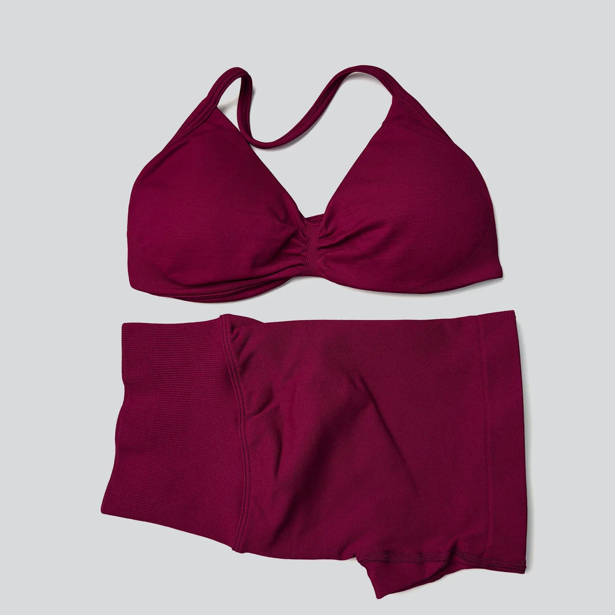 Women's Halter Bra And Variable Bottoms Yoga Set