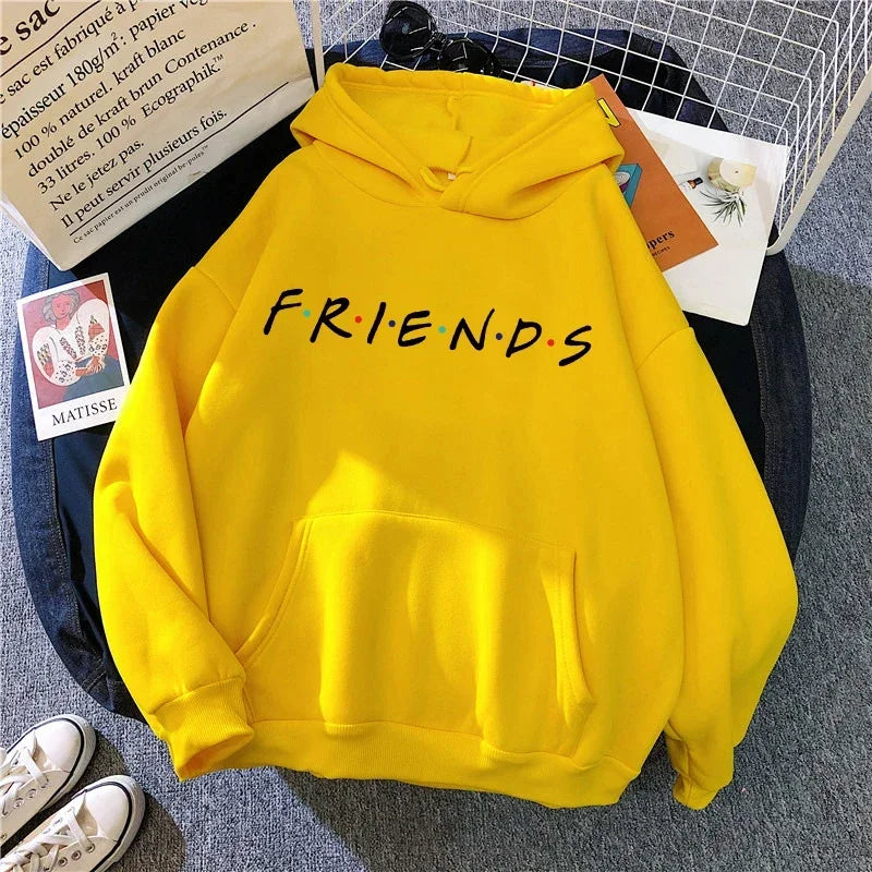 Letter Graphic Long Sleeve Pullover Casual Hoodie for Layering