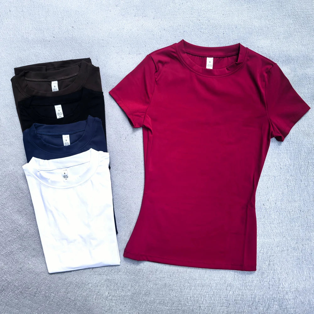Women's Short Sleeve Yoga T-Shirt
