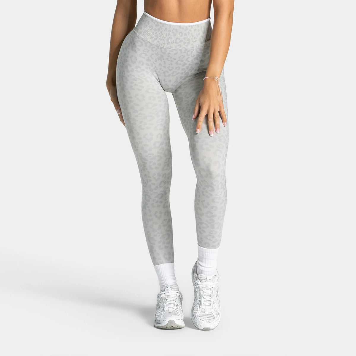 Women's Leopard Print Full Length Leggings For Workout Outfits