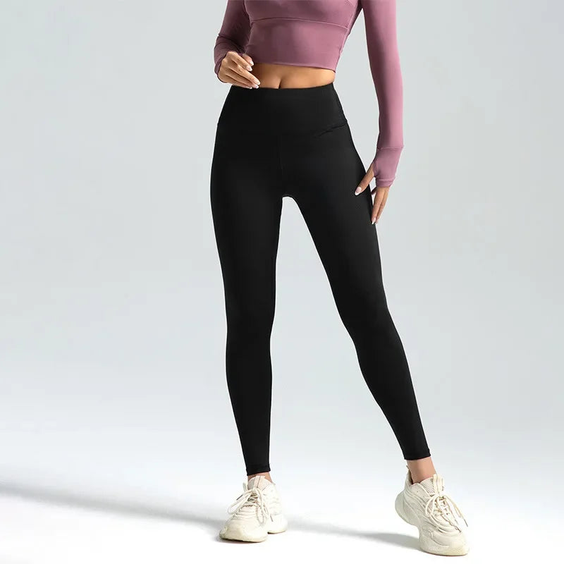 Women's High-Waist Stretch Ankle-Length Workout Leggings