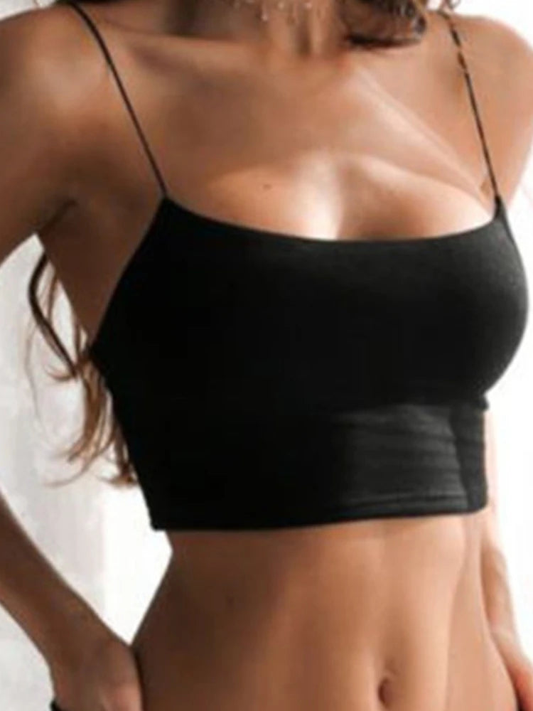 Women's Strapless Crop Top with Solid Design and a Fitted Silhouette