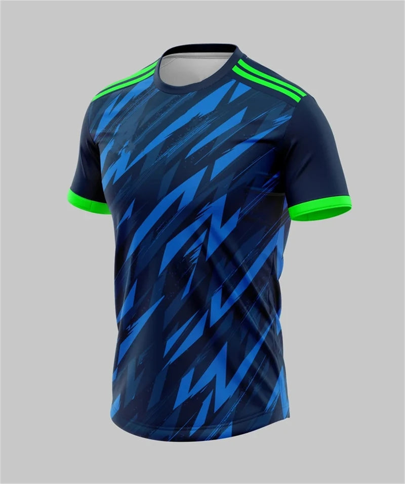 Geometric Sports Print Short Sleeve T-shirt For Sports Outfits