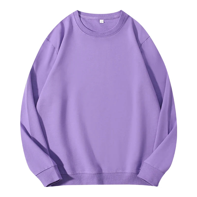 Long Sleeve Casual Pullover Sweatshirt with Original Style Options
